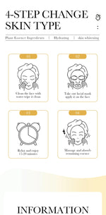 30pcs SADOER Vitamin C Hyaluronic Acid 24K Gold Facial Mask Set Moisturizing Whitening Soothing Repair Face Sheet Mask