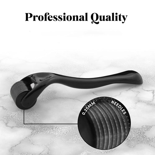 540 Needles Derma Roller close-up showing ergonomic handle and micro-needles